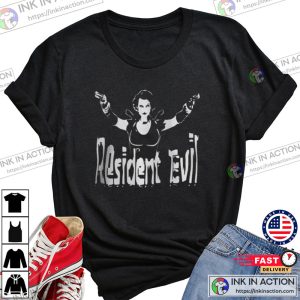 Res1dent Evil T-shirts, Women Anime Tee Present Anniversary