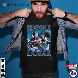 Retro Kendrick Lamar Unisex T shirt Music Hip Hop Rap Tee 1