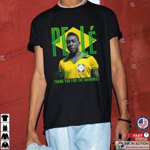 Rip Pele 1940 2022 T shirt Thank You For The Memories Pele Shirt 1