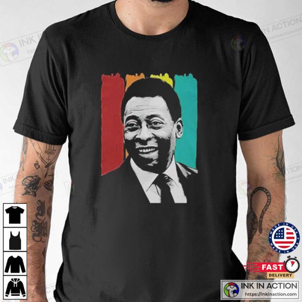 Rip Pele T-shirt, Pele Vintage Tee, Pele Legend Soccer