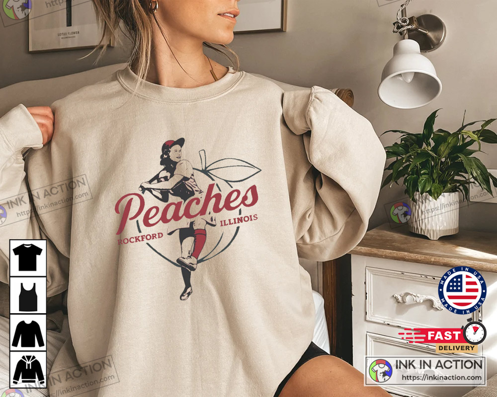 Rockford Peaches 'A League of Their Own' Custom Baseball Jersey