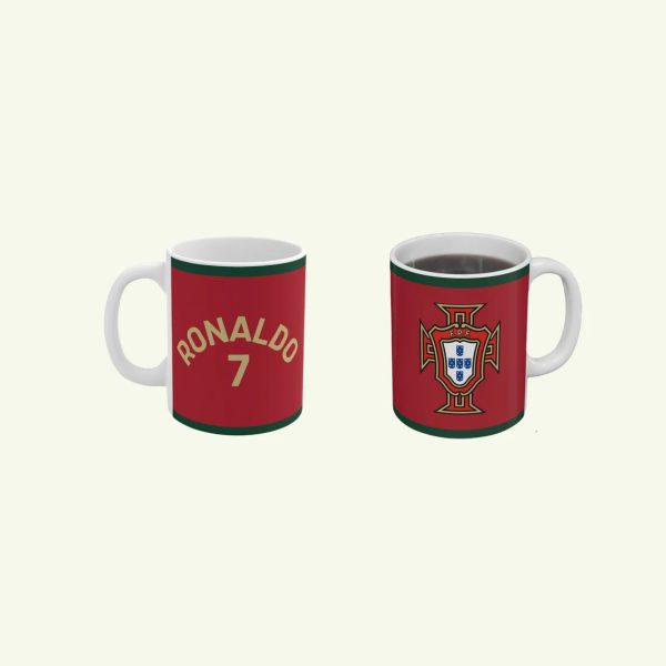 Ronaldo Portugal Ceramic Coffee Mug, Cristiano Ronaldo CR7 Portugal Coffee Cup