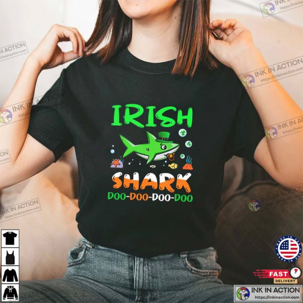 Saint Patrick’s Day Irish Shark Doo Doo Doo T-shirt