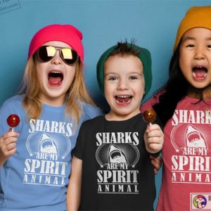 Sharks Are My Spirit Animal Shark Wisdom Tee