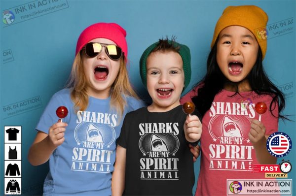 Sharks Are My Spirit Animal Shark Wisdom Tee