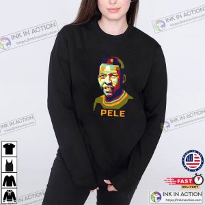 Soccer Abstract Pele Brazilian Soccer Legend T-Shirt