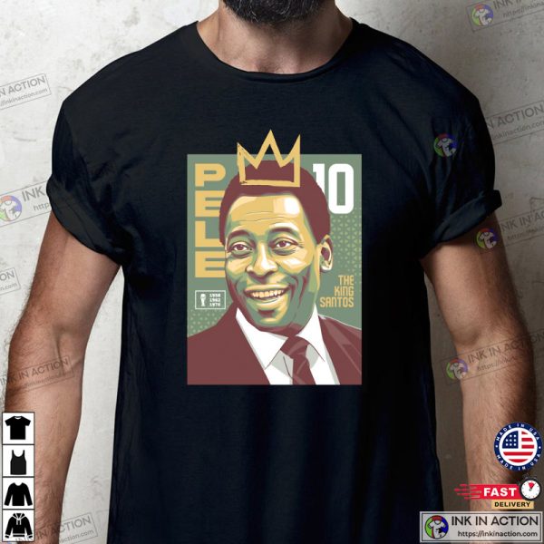 Pele The King Santos Soccer T-shirt