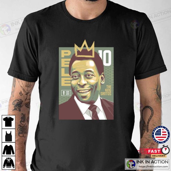 Pele The King Santos Soccer T-shirt