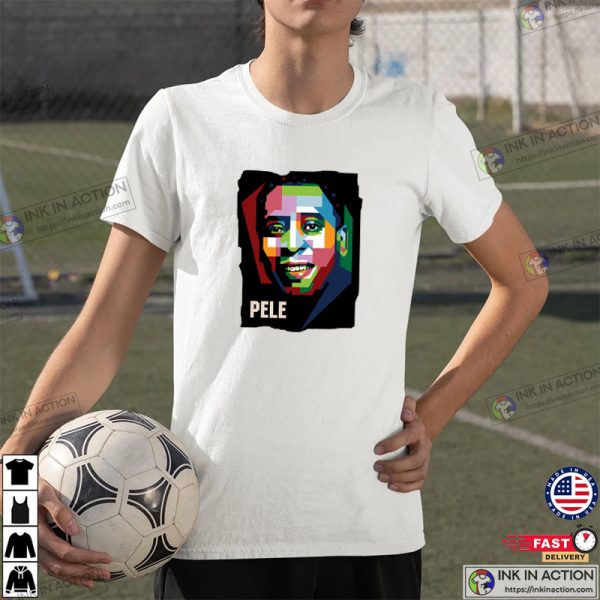 Soccer Pele Edson Arantes Do Nascimento Essential Graphic T-Shirt