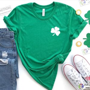 St Patrick Day Shirt Minimalist Shamrock Shirt Irish Shirt 1