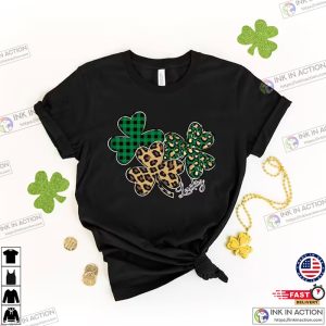 St Patricks Day Shirt Patricks Shamrock Shirt Leopard Shamrock Shirt 2
