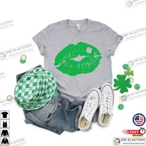 St Patrick’s Day Shirt, St Patrick’s Shirt, Lucky Lips Shirt, Patrick’s Lips Shirt