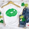 St Patrick’s Day Shirt, St Patrick’s Shirt, Lucky Lips Shirt, Patrick’s Lips Shirt