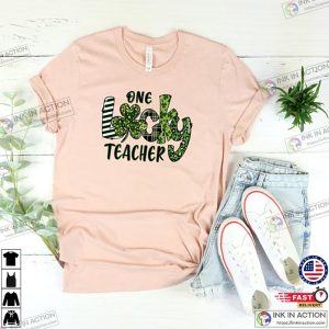St Patricks Day Teacher Shirt One Lucky Teacher Shirt Teacher Shirt 1