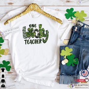 St Patrick’s Day Teacher Shirt, One Lucky Teacher Shirt, Teacher Shirt