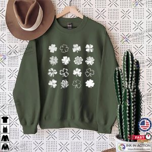 St. Patricks Day Sweatshirt Shamrock sweater Lucky Sweatshirt 1