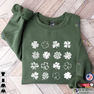 St. Patricks Day Sweatshirt Shamrock sweater Lucky Sweatshirt 4