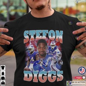 Stefon Diggs Vintage Retro Style Buffalo Bills T-shirt - Cruel Ball