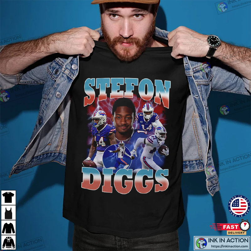 Stefon Diggs Shirt Buffalo Bills Vintage 90s Stefon Diggs 90s