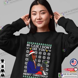 Stevie Wonder In Case I Dont See You Merry Xmas Ugly Christmas Sweatshirt 2