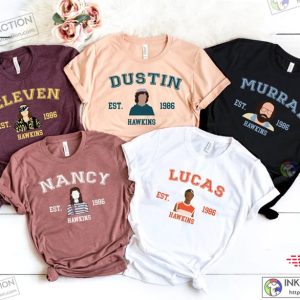 Stranger Characters All Team ST SS4 Shirt