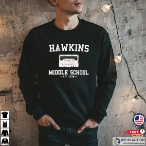 Stranger Things Sweatshirt Hawkins Middle School Sweatshirt 4