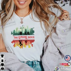 Stranger Things T Shirt Visit the Upside Down Hawkins Indiana Shirt 4