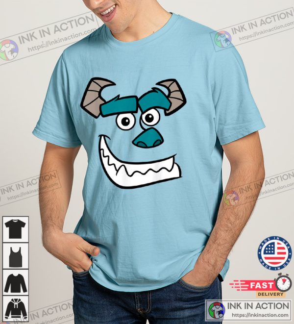 Sulley Disney Monster Inc Characters Shirt, James P. Sullivan Portrait Unisex T-shirt