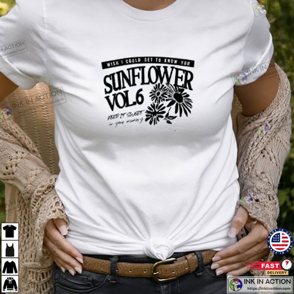 Sunflower Vol 6 Harry Styles Music T-shirt