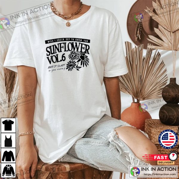 Sunflower Vol 6 Harry Styles Music T-shirt