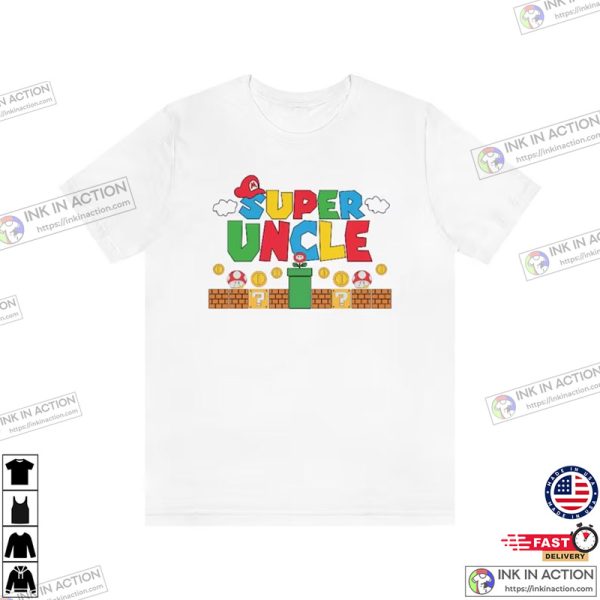 Super Uncle Father’s Day Shirt Gamer Uncle Shirt