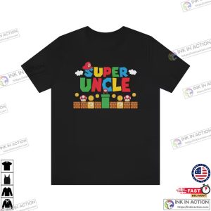 Super Uncle Shirt Funny Uncle Tshirt Fathers Day Shirt Gamer Uncle Shirt 3