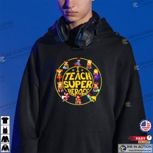 Superhero teacher I teach super heroes shirt 3