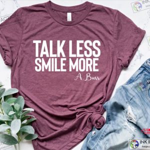 Talk Less Smile More Tshirt Broadway Tshirt Super Soft Tees Lin Manuel Tee 3