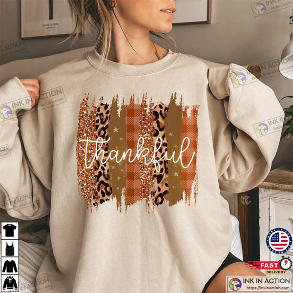 Thanksgiving Thankful Graphic Shirt