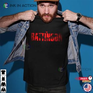 The Battinson Funny Robert Pattinson As Batman Logo Unisex T-Shirt
