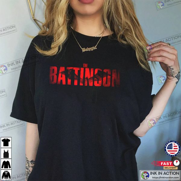 The Battinson Funny Robert Pattinson As Batman Logo Unisex T-Shirt