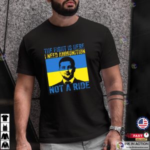 The Fight Is Here Shirt Ukraine President Zelensky TIMEs 2022 Person of the Year Tee 0