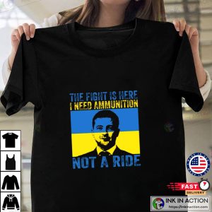 The Fight Is Here Shirt Ukraine President Zelensky TIMEs 2022 Person of the Year Tee 2