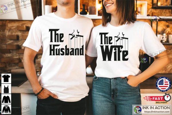 The Husband, The Wife Shirt, Couple Shirt, Valentine’s Gift