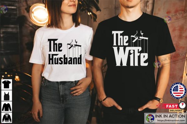 The Husband, The Wife Shirt, Couple Shirt, Valentine’s Gift