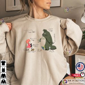 Totoro Shirt Totoro Kids T Shirt Studio Ghibli Fans Shirt Totoro Sweatshirt Inspired Sweatshirt Miyazaki Hayao 1