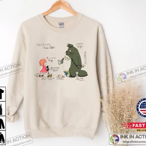 Totoro Shirt Totoro Kids T Shirt Studio Ghibli Fans Shirt Totoro Sweatshirt Inspired Sweatshirt Miyazaki Hayao 3