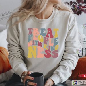 Treat People With Kindness Sweatshirt Trendy Sweatshirt Unisex Retro Sweatshirt Harry Style 1