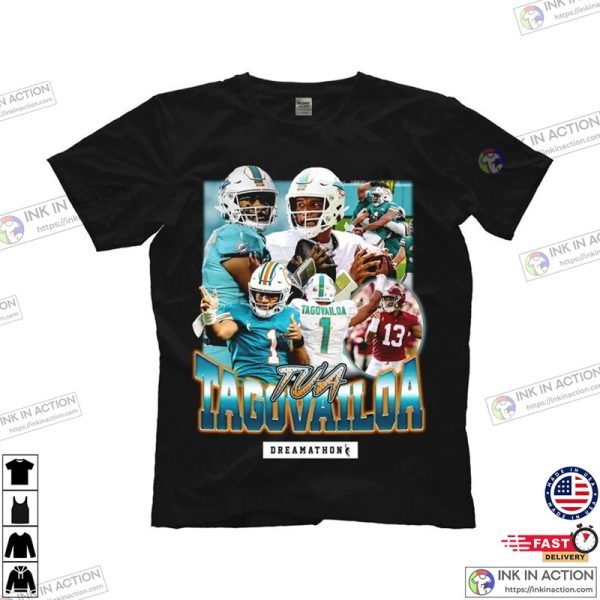 Tua Tagovailoa Dreamathon Miami Dolphins Football Shirt