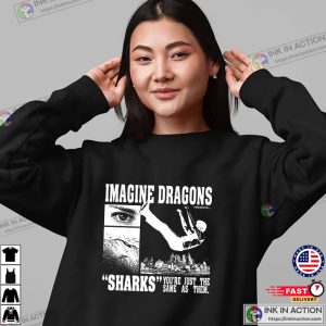 VIntage Sharks Imagine Dragons Shirt Imagine Dragons Tour Shirt 2
