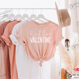 Valentines Day Gift, Hello Valentine Shirt, Valentines Day Shirt, Cute Gift, Valentines Shirt, Romantic Gift