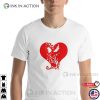 Valentine Heart Good And Evil Valentines Day Spiderman Shirt