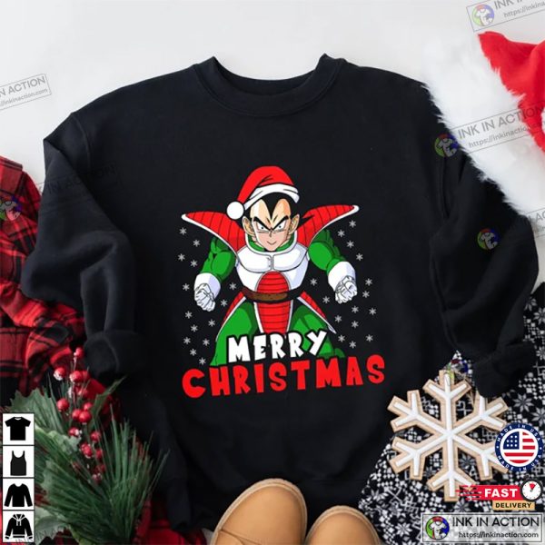 Dragon Ball Funny Saiyan Vegeta Christmas Shirt