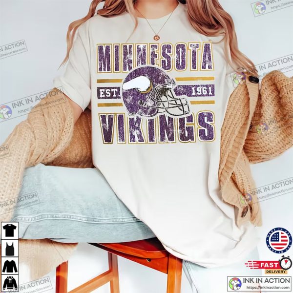 Viking Minnesota Football The Vikes Vintage Minnesota Crewneck Sweatshirt